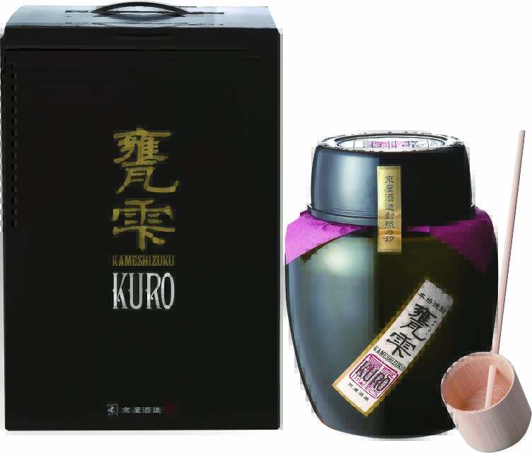 甕雫 KURO  芋焼酎 20度　1800ml　　京屋酒造