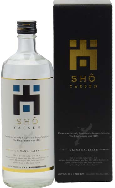 尚-SHO-  YAESEN  琉球泡盛40度　720ml　　八重泉酒造