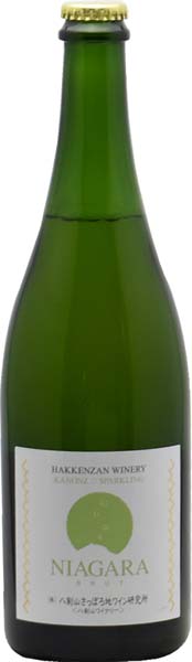 八剣山ワイナリー　カノンズ　ナイアガラBRUT　スパークリングワイン