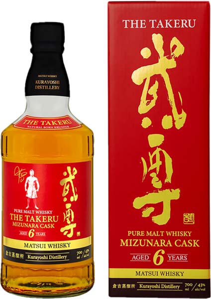 武尊選手×マツイウイスキー　特別コラボレーションボトル　ミズナラカスク6年